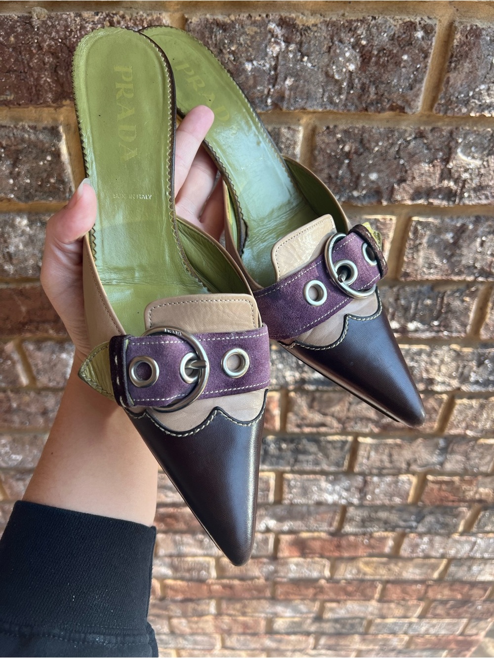Vintage Prada Kitten Heels